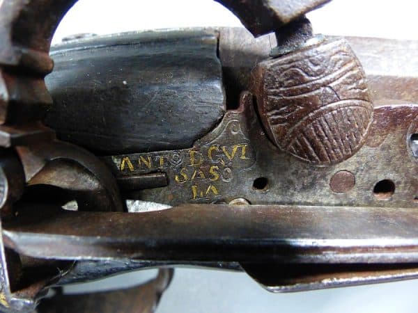 Fine Belt Pistol, Complete with original hanger, Percussion fire, 18th century, (Ref 40764) antique belt pistol Military & War Antiques 11