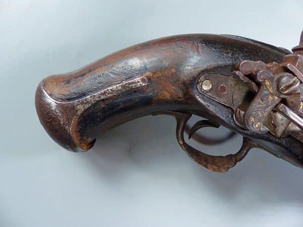 Fine Belt Pistol, Complete with original hanger, Percussion fire, 18th century, (Ref 40764) antique belt pistol Military & War Antiques 13