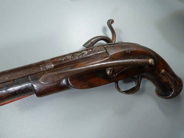 Fine Belt Pistol, Complete with original hanger, Percussion fire, 18th century, (Ref 40764) antique belt pistol Military & War Antiques 15