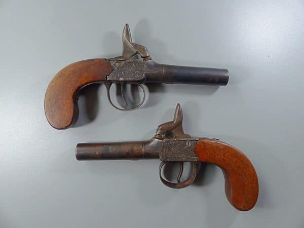 A Fine Pair of Percussion Pocket or Travelling Pistols by Smith of London (Ref: 40765) Antique gun Antique Guns 5