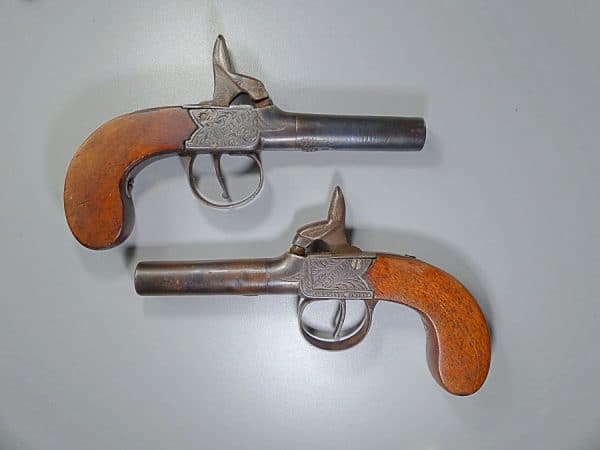A Fine Pair of Percussion Pocket or Travelling Pistols by Smith of London (Ref: 40765) Antique gun Antique Guns 6