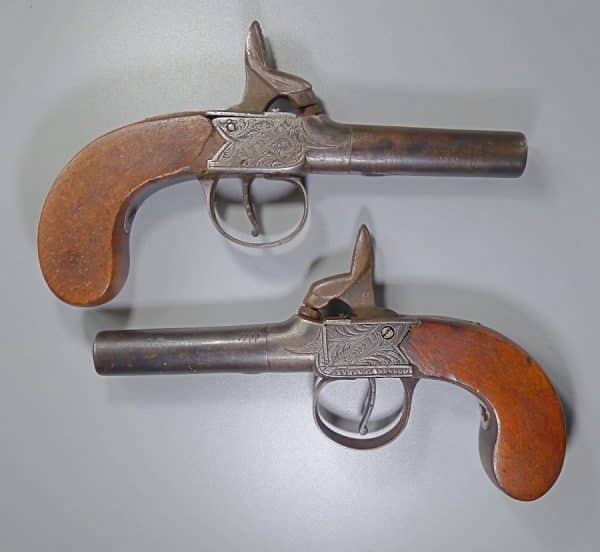 A Fine Pair of Percussion Pocket or Travelling Pistols by Smith of London (Ref: 40765) Antique gun Antique Guns 7