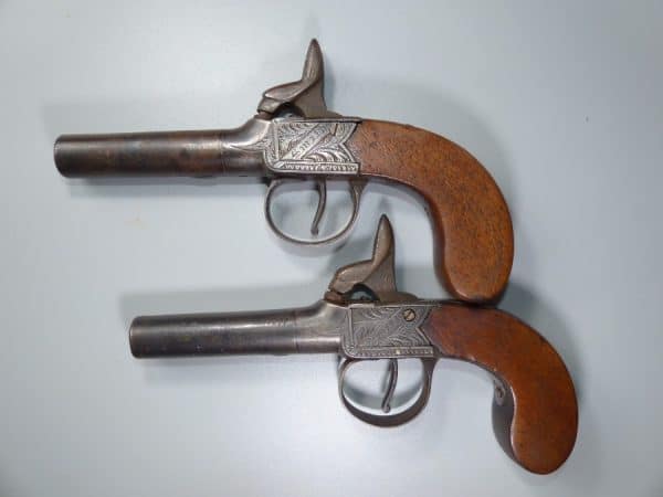 A Fine Pair of Percussion Pocket or Travelling Pistols by Smith of London (Ref: 40765) Antique gun Antique Guns 12