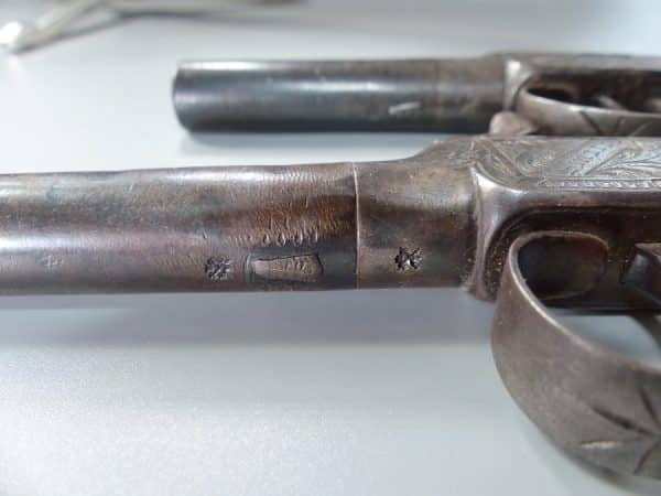 A Fine Pair of Percussion Pocket or Travelling Pistols by Smith of London (Ref: 40765) Antique gun Antique Guns 16