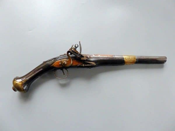 Antique 18th century Flintlock Pistol. Turkish Ottoman Empire Period Ref: 40771 Antique pistol, antique gun, flintlock, Military & War Antiques 4