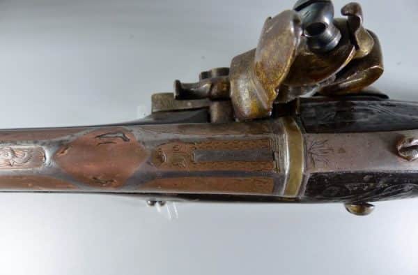 Antique 18th century Flintlock Pistol. Turkish Ottoman Empire Period Ref: 40771 Antique pistol, antique gun, flintlock, Military & War Antiques 12