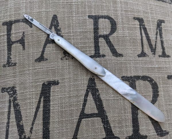 Pearl paper knife paper knife Antique Knives 3
