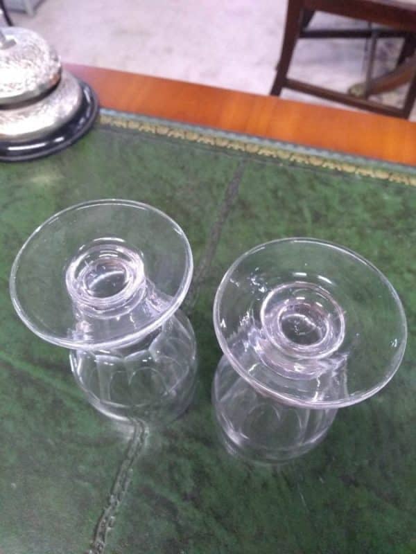 Pair of Barrel Shaped Rummers glassware Miscellaneous 7