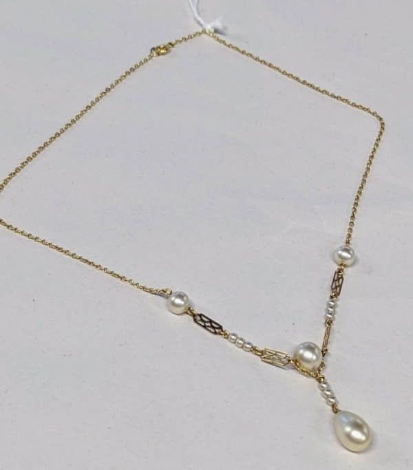 Pearl and Gold Pendant - Image 3