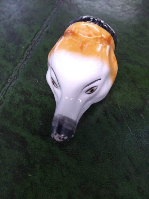 Staffordshire Fox Head Stirrup Cup Animal figure Miscellaneous 4