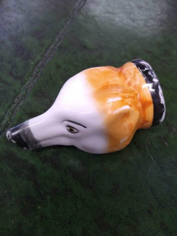 Staffordshire Fox Head Stirrup Cup Animal figure Miscellaneous 10