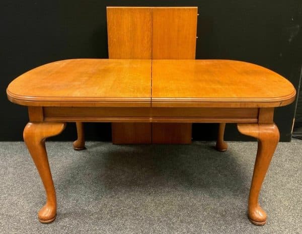 Large Victorian Extending Dining Table Light Oak