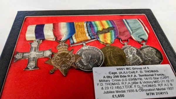 Set of 6 Medals