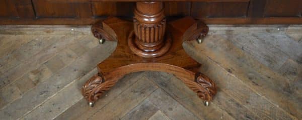 William IV Mahogany Fold Over Tea Table SAI2909 - Image 3