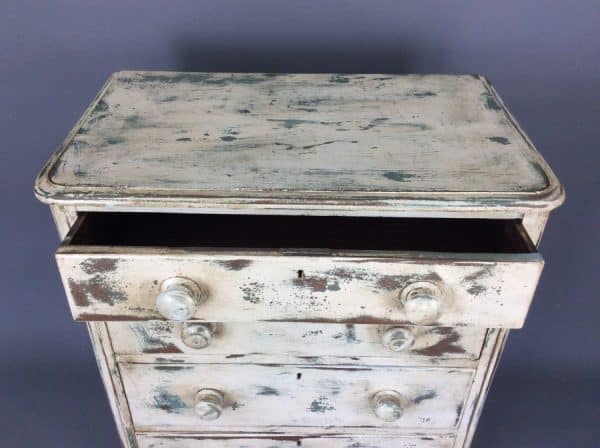 Late Victorian Painted Chest Of Drawers - Image 4