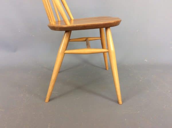 Mid Century Set of 4 Ercol Windsor Dining Chairs - Image 8