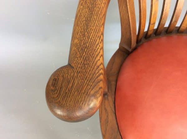 Air Ministry Captains Desk Chair c1930's - Image 3