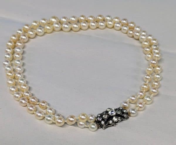 1950s Sea Pearls Choker Necklace Miscellaneous 3