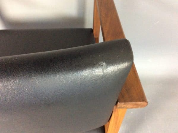 Mid Century Teak Desk Chair desk chair Antique Chairs 10