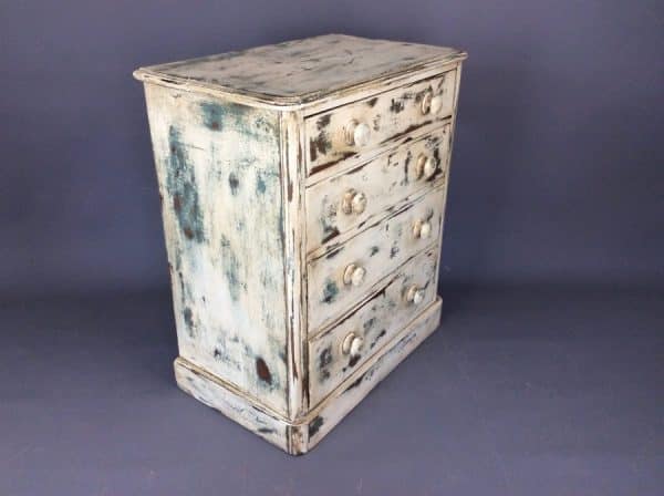 Late Victorian Painted Chest Of Drawers - Image 6