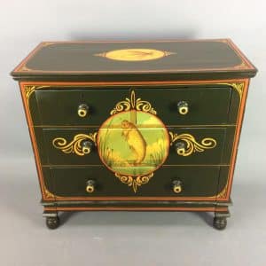 Late Victorian Painted Chest of Drawers c1890 chest of drawers Antique Chest Of Drawers