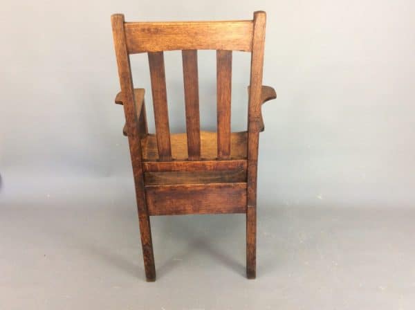 Arts & Crafts Mission Armchair - Image 8