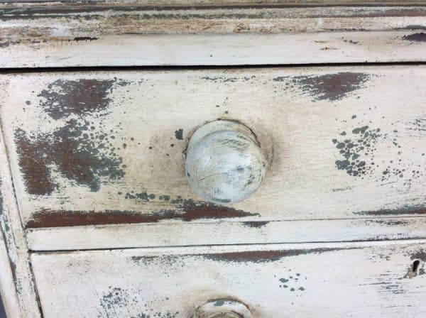 Late Victorian Painted Chest Of Drawers - Image 5
