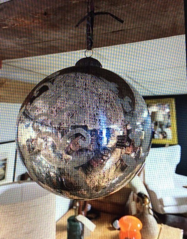 Late Victorian Silver Mercury Witches Ball