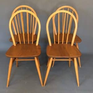 Mid Century ‘Model 400’ Ercol Dining Chairs ercol Antique Chairs 3
