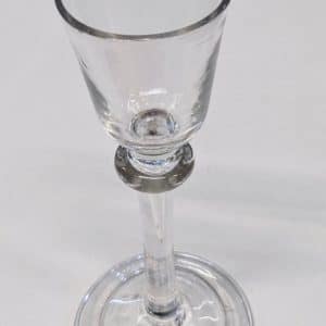 18th Century Baluster Wine Glass antique wine glasses Antique Glassware