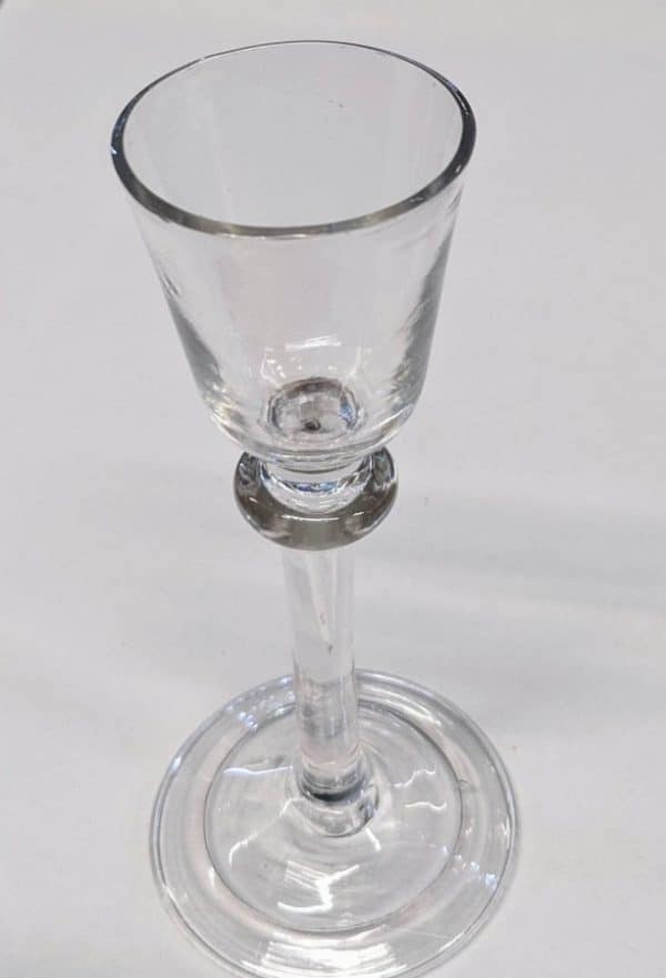 18th Century Baluster Wine Glass