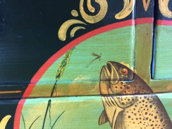 Late Victorian Painted Chest of Drawers c1890 - Image 4