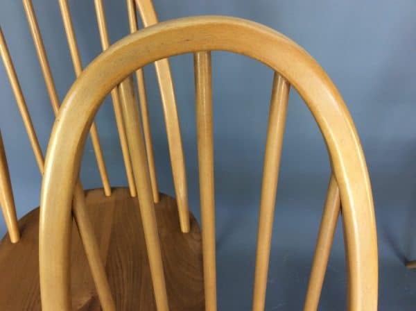 Mid Century Set of 4 Ercol Windsor Dining Chairs - Image 5