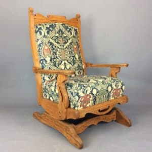 Arts & Crafts Oak Rocking Chair c1910 occasional chair Antique Chairs