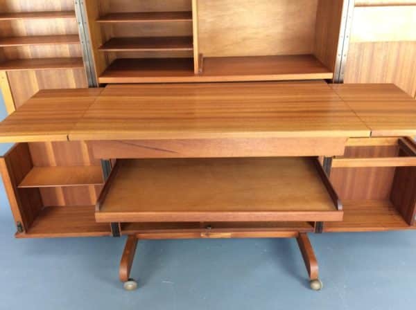 Mid Century “Desk in a Box” c1960’s desk Antique Bookcases 10