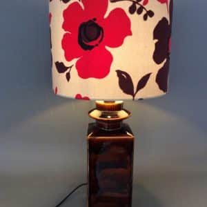 Large Mid Century Studio Pottery Table Lamp lighting Antique Collectibles
