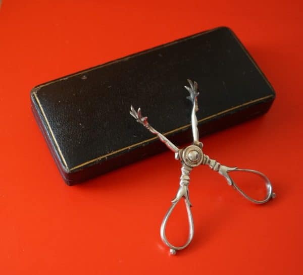 Victorian Silver Sugar Nips / Tongs - Collectable / Silver Knives 1890s - Image 3