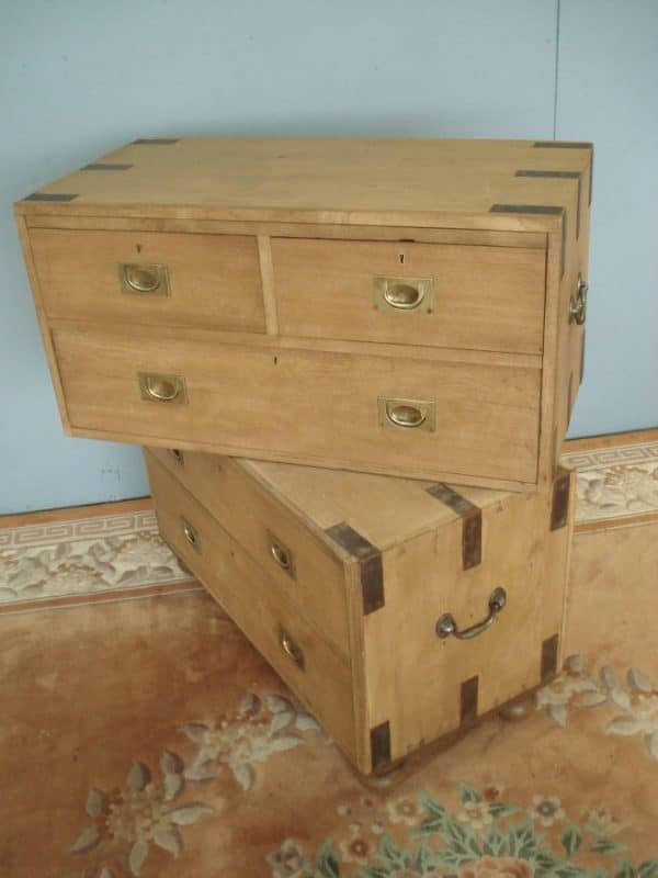 Victorian Military Campaign Chest Antique Chests 7