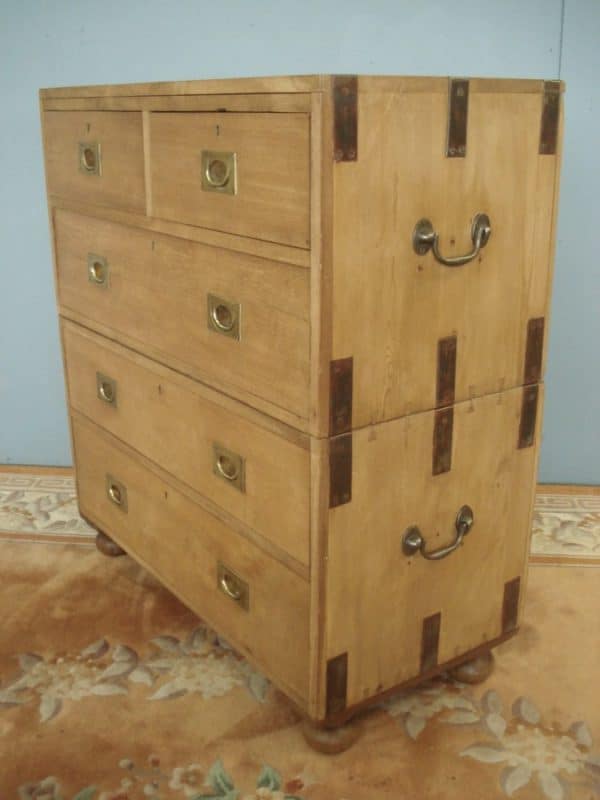 Victorian Military Campaign Chest Antique Chests 5