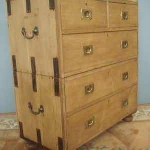 Victorian Military Campaign Chest Antique Chests