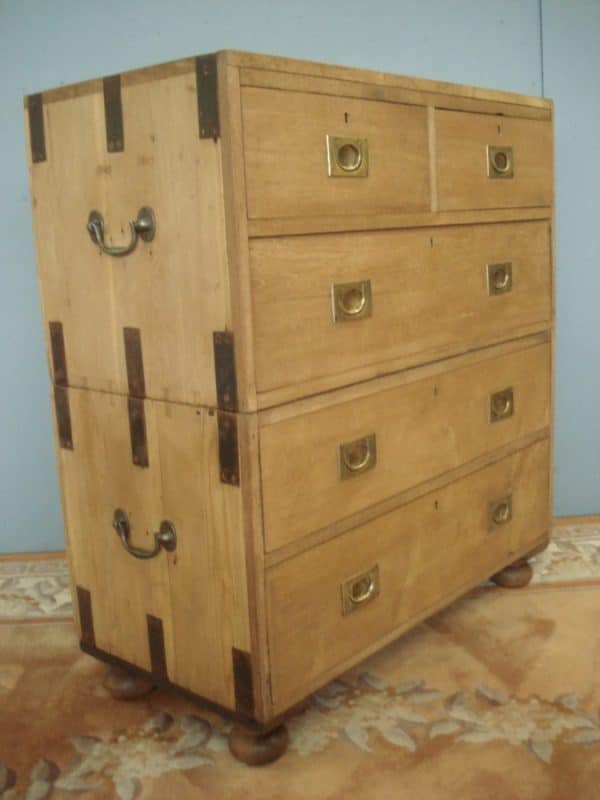 Victorian Military Campaign Chest Antique Chests 3