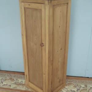 Narrow and Deep Single Door Antique Pine Cupboard Antique Cupboards