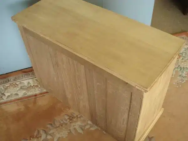 Substantial Blonde Hardwood Seven Drawer Chest Circa 1890. - Image 4