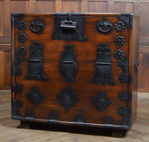 Korean Elm Wood Marriage Chest SAI2949
