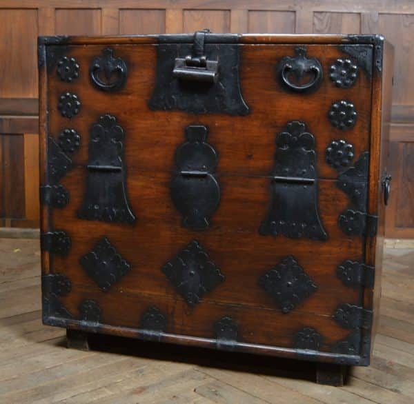 Korean Elm Wood Marriage Chest SAI2949 - Image 5