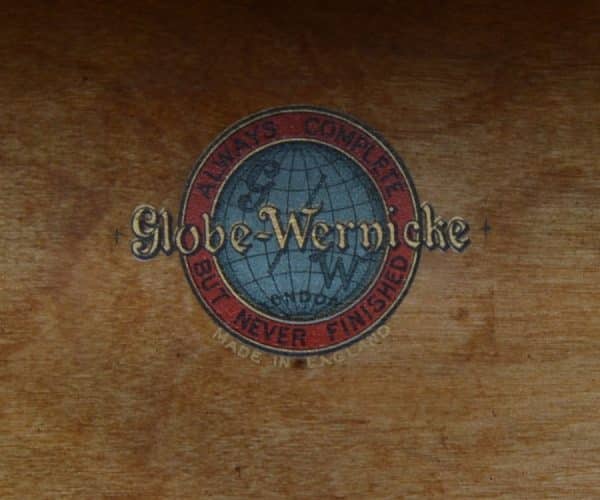 Pair Of Edwardian Globe Wernicke 4 Sectional Bookcases SAI2969 globe wernicke Antique Bookcases 10
