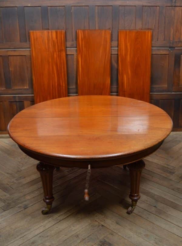 Victorian Mahogany Wind Out Dining Table SAI2964 Antique Furniture 3