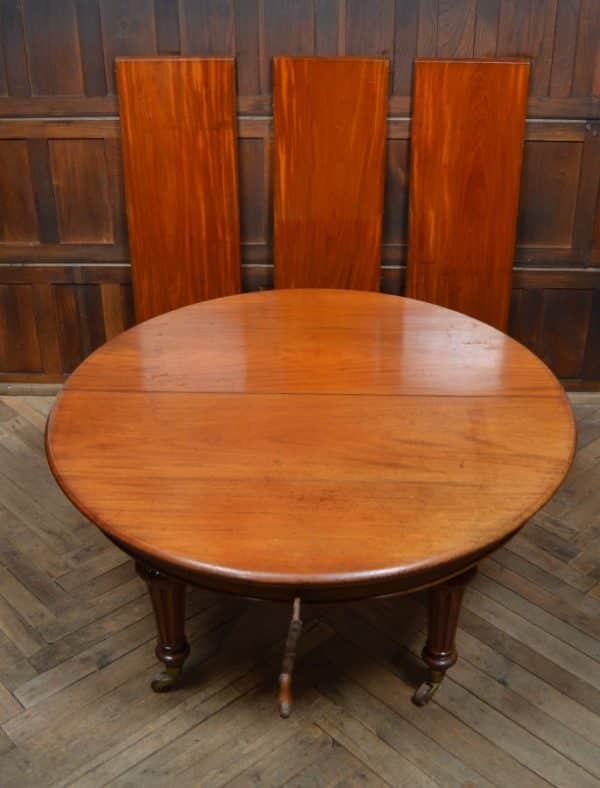 Victorian Mahogany Wind Out Dining Table SAI2964 - Image 4