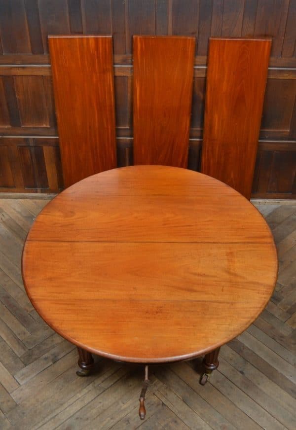 Victorian Mahogany Wind Out Dining Table SAI2964 - Image 5
