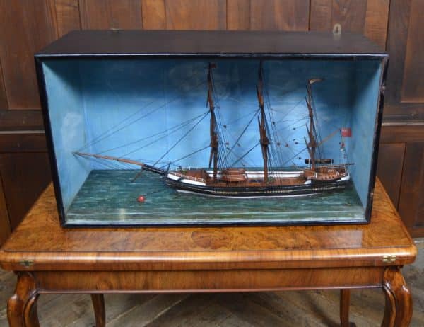 Cased Clipper Model Ship Of ‘the Hippolyta’ SAI2972 Antique Nautical 4